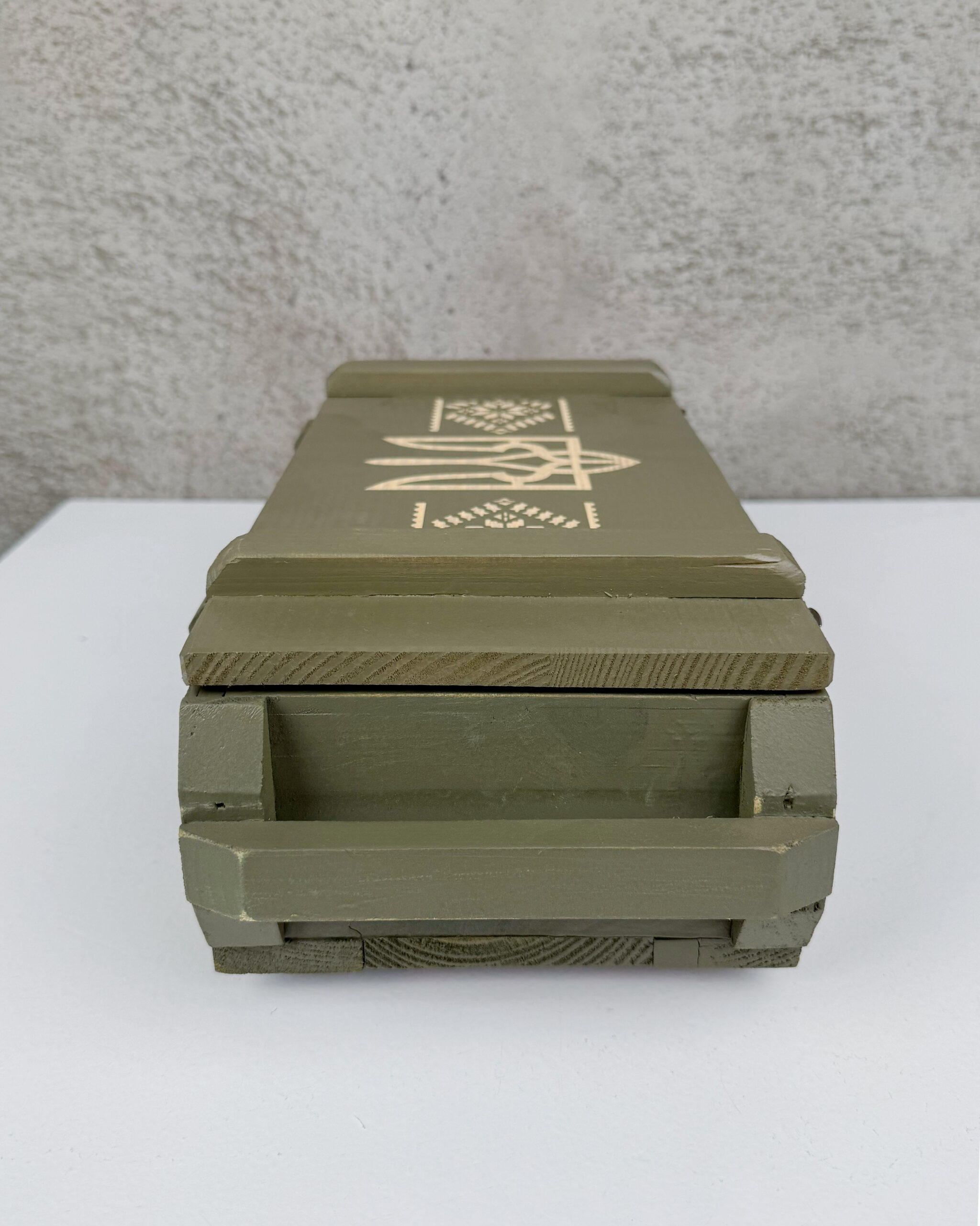 БОЄКОМПЛЕКТ Premium – 6 чарок-гільз + фляшка у дерев’яному ящику