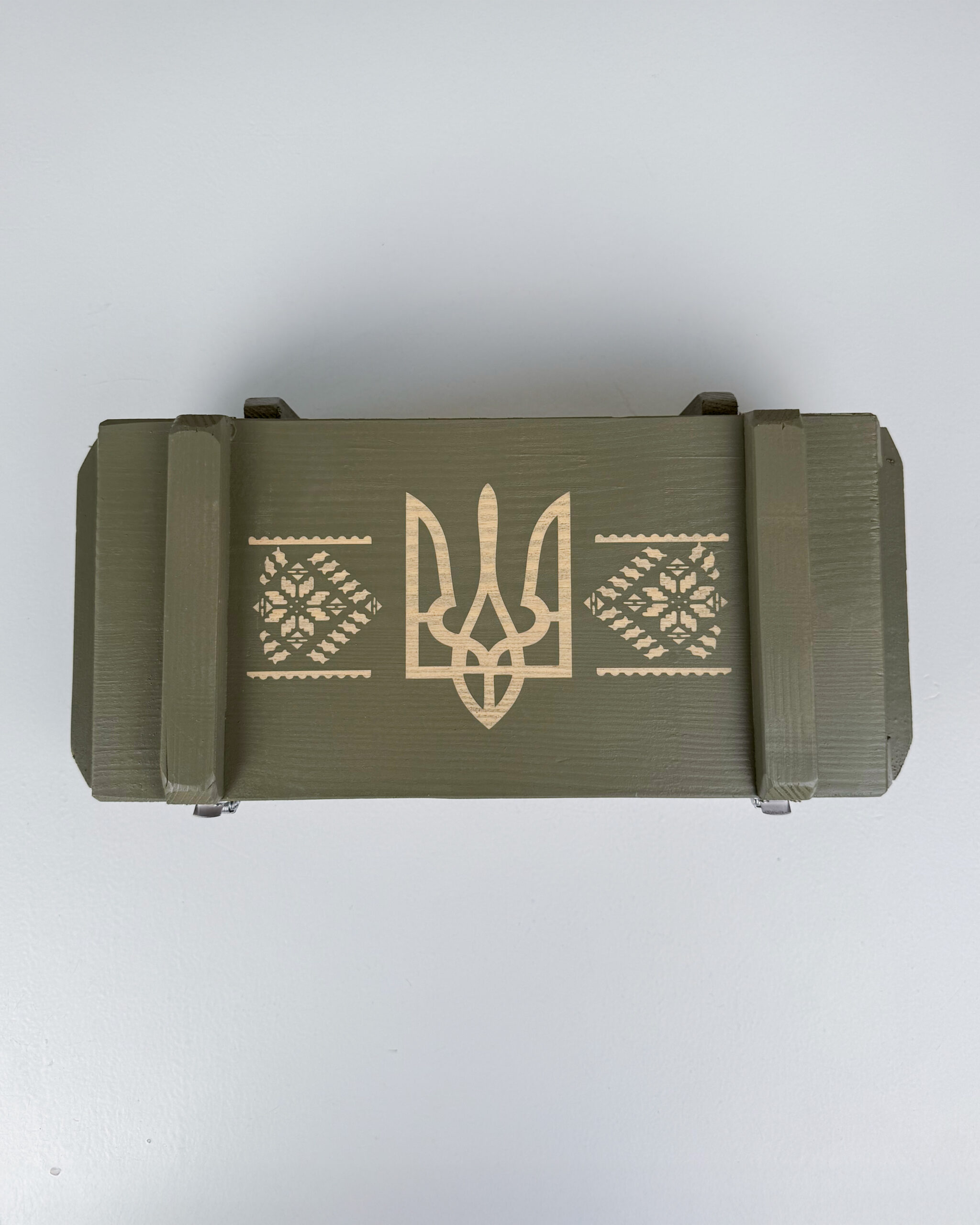 Подарунковий набір «БОЄКОМПЛЕКТ CLASIC» — 6 стопок ЧПУ в дерев’ному ящику